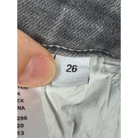 Vervet Blue Women's Straight Leg Gray Stretch Denim Jeans - Size 26x27 - Picture 5 of 5